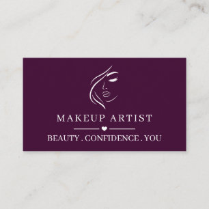 Individuelle Visitenkarte für Make-up-Artisten