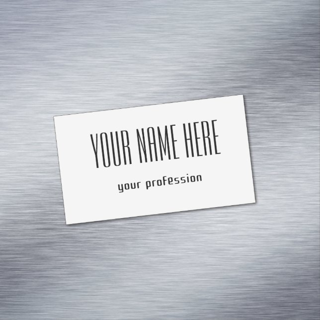 Individuelle Visitenkarte Magnetische Visitenkarte (Beispiel)