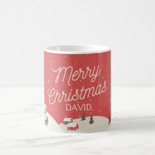 Individuelle Weihnachtsfeier-Tasse Tasse
