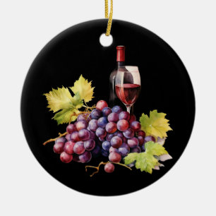 Individuelle Wein-Tour Keramik Ornament