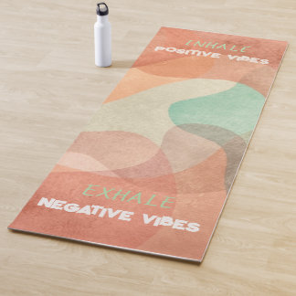 Individuelle Yoga-Matte-Positivvibes Yogamatte
