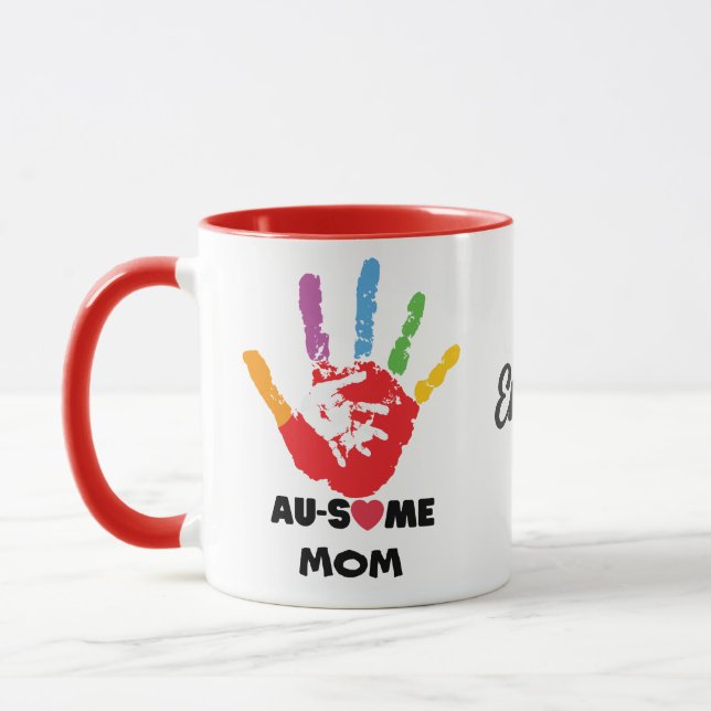 Individueller autistischer Support für alle Famili Tasse (Links)