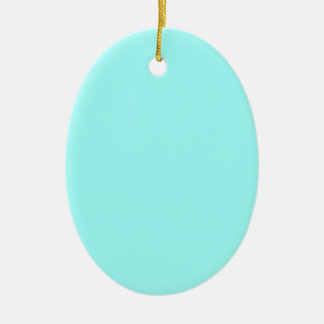 Individueller Baby Blue Color Designer Keramik Ornament