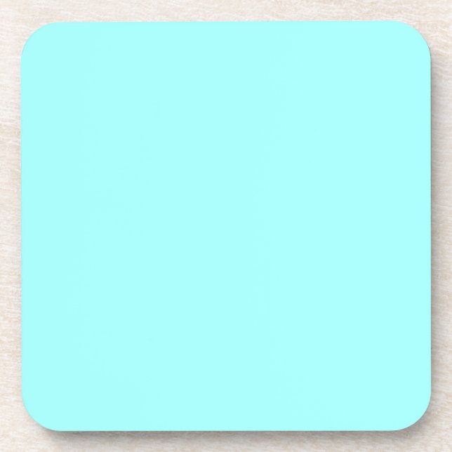 Individueller Baby Blue Color Designer Untersetzer (Vorderseite)