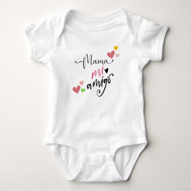 "Individueller Baby Bodysuit - weich und komfortab Baby Strampler (Vorderseite)