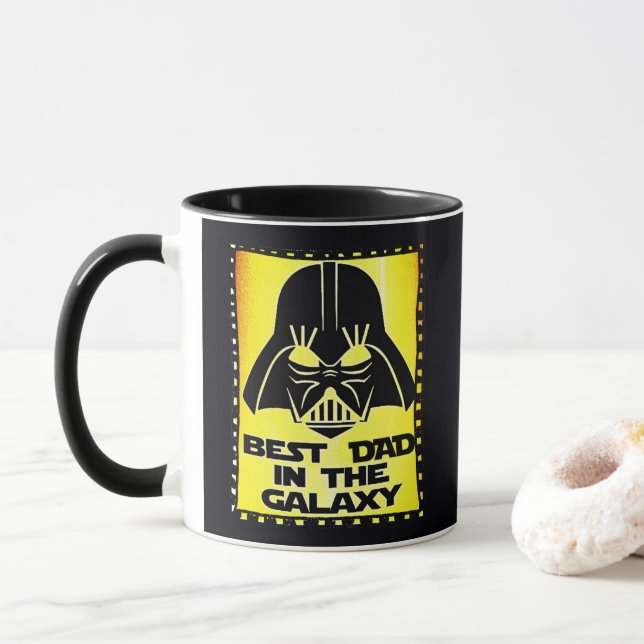 Individueller BEST VATER IN DER GALAXY Ästhetik Co Tasse (Mit Donut)
