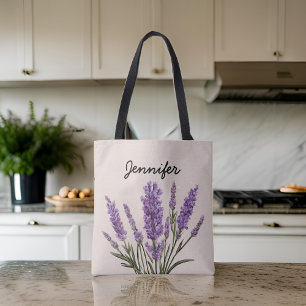Individueller Blumen-Lavendel-Taschentuch-Beutel a