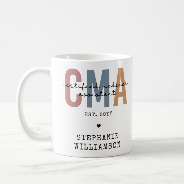 Individueller CMA zertifizierter medizinischer Ass Kaffeetasse (Links)