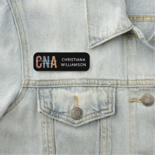 Individueller CNA Retro zertifizierter Pflegeassis Namensschild