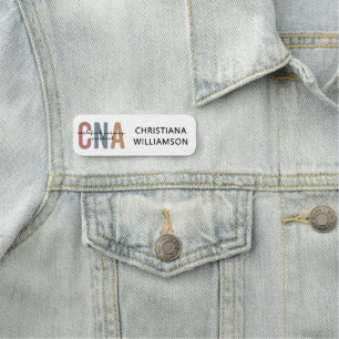 Individueller CNA Retro zertifizierter Pflegeassis Namensschild