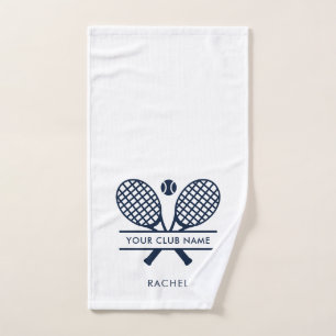 Individueller Country Club Name Tennis Team Spiele Handtuch