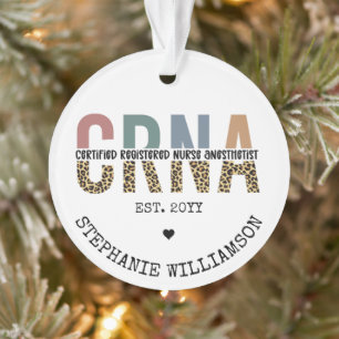 Individueller CRNA zertifizierter Krankenpfleger Ornament