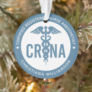 Individueller CRNA zertifizierter Krankenpfleger Ornament
