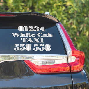 Individueller Cut-Vinyl-Aufkleber - Private Taxi Aufkleber