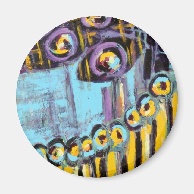 Individueller Designrunder Magnet (Vorne)