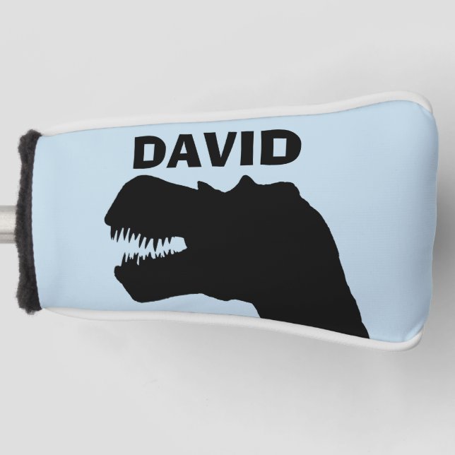 INDIVIDUELLER DINOSAURIER-PUTTERCOVER GOLF HEADCOVER (Vorderseite)