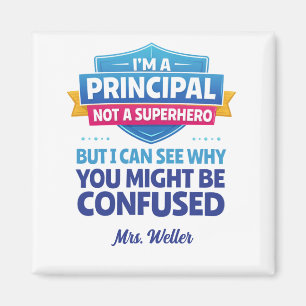 Individueller Direktor Lustig Kein SUPERHELD Magnet