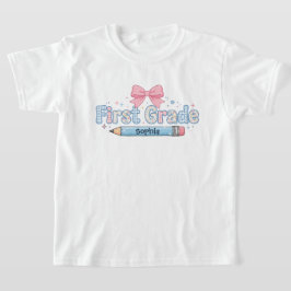 Individueller Erster-Klasse-Schulranzen-Bogen für  T-Shirt