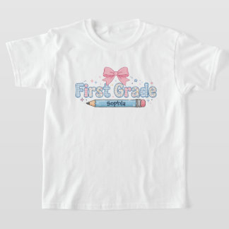 Individueller Erster-Klasse-Schulranzen-Bogen für T-Shirt