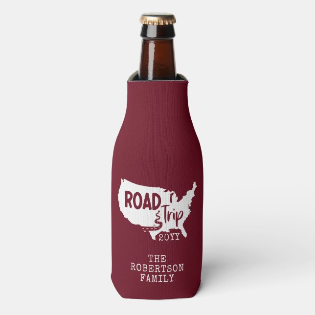 Individueller Familienurlaub | Family Road Trip US Flaschenkühler (Flaschenvorderseite)