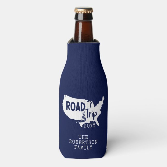 Individueller Familienurlaub | Family Road Trip US Flaschenkühler (Flaschenvorderseite)