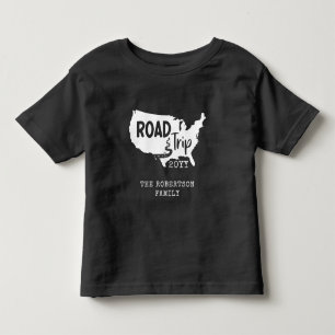 Individueller Familienurlaub Family Road Trip US Kleinkind T-shirt
