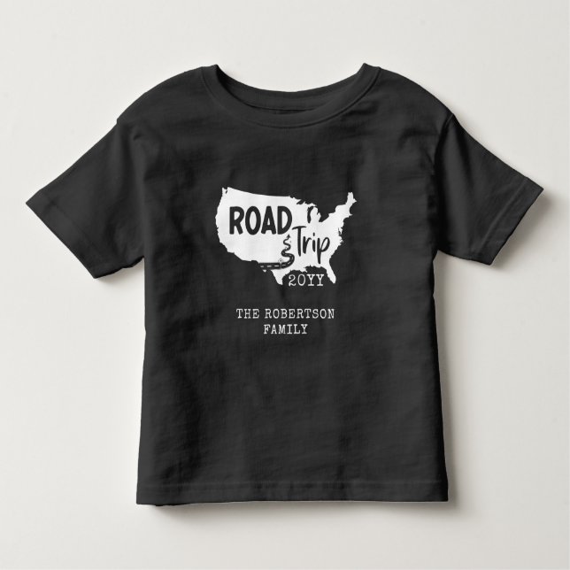 Individueller Familienurlaub | Family Road Trip US Kleinkind T-shirt (Vorderseite)