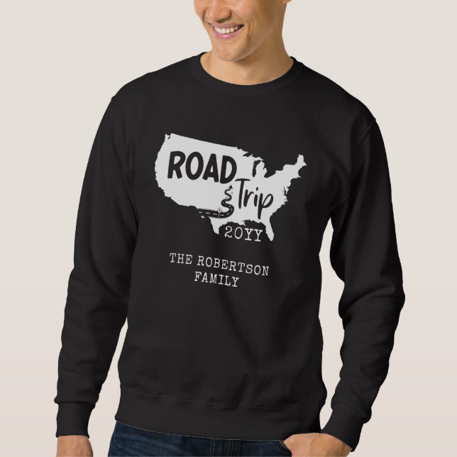Individueller Familienurlaub | Family Road Trip US Sweatshirt (Vorderseite)
