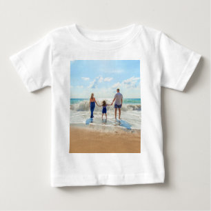 Individueller Foto Baby T - Shirt mit Ihrem Foto D