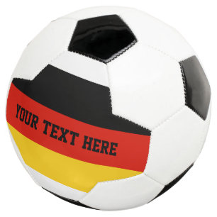 Individueller Fußball-Geschenkball mit der Flagge  Fußball
