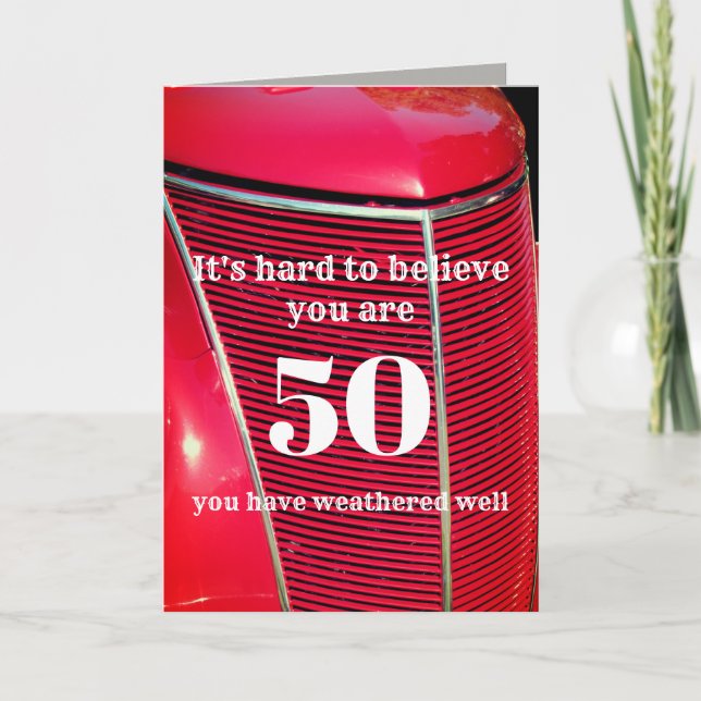 individueller Geburtstagskarte-Spaß jedes Alter Karte (Vorderseite)