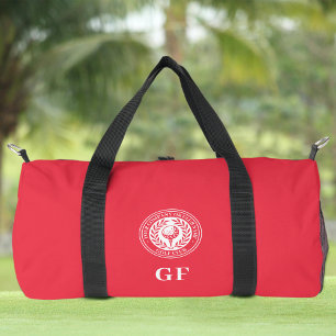 Individueller Golf-Monogramm-Roter-Reise-Sporttasc Duffle Bag