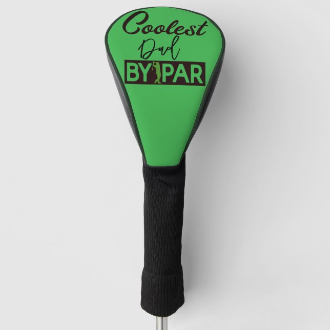 Individueller Golfer bester Vater per Par | Vatert Golf Headcover (Vorderseite)