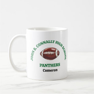 Individueller Gründer High School Footballspieler Kaffeetasse