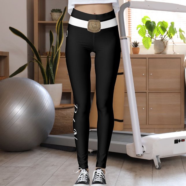 Individueller Haustierliebhaber-Script-Text Schwar Leggings (Von Creator hochgeladen)