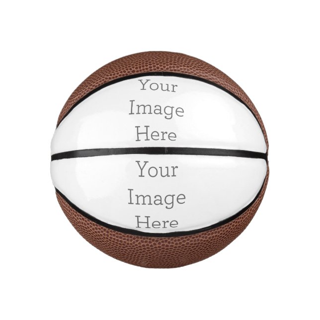 Gestaltbarer Mini Basketball (Vorderseite)