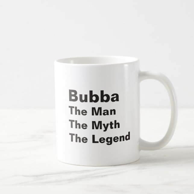 Individueller Name der Mann der Mythos die Legende Kaffeetasse (Rechts)