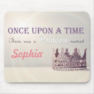 Individueller Name "einst" Prinzessin Crown Mousepad