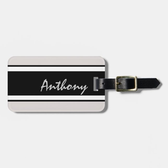 individueller Name, personalisierte Umbauten für Gepäckanhänger (Vorderseite horizontal)