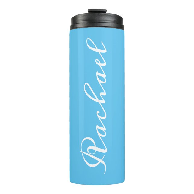 Individueller Name Reise Thermal Tumbler Thermosbecher (Vorderseite)