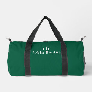 Individueller Name Stylisch Moderne Minimale Reise Duffle Bag