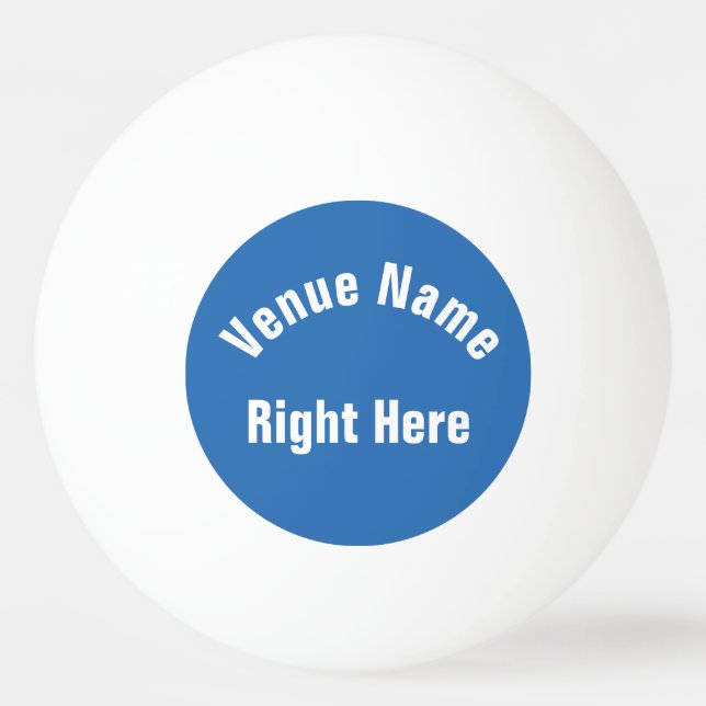 Individueller Name Tischtennisball (Vorderseite)