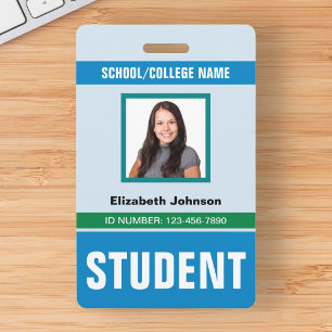 Individueller Name und Foto Studentenausweis Ausweis