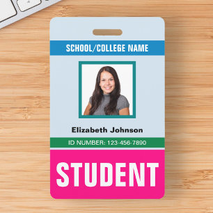 Individueller Name und Foto   Studentenausweis Ausweis