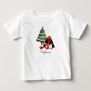 Individueller Name. Weihnachten scherzt T - Shirt