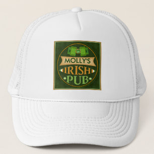 Individueller Nameirischen Pub-St Patrick Tageshut Truckerkappe