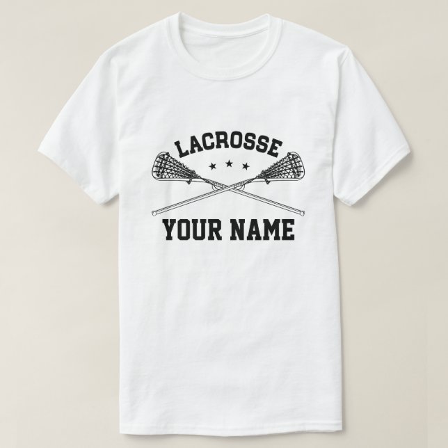 Individueller NameLacrosse T-Shirt (Design vorne)
