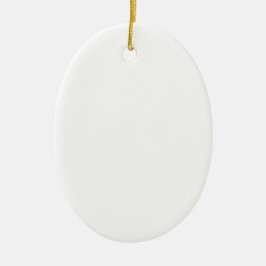 Individueller ovaler Anhänger Keramik Ornament