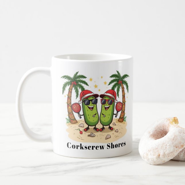 Individueller Pickleball-Becher, den Sie personali Kaffeetasse (Mit Donut)