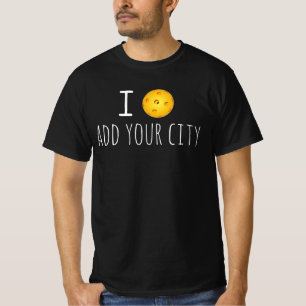 Individueller Pickleball-T - Shirt: Stadt hinzufü T-Shirt